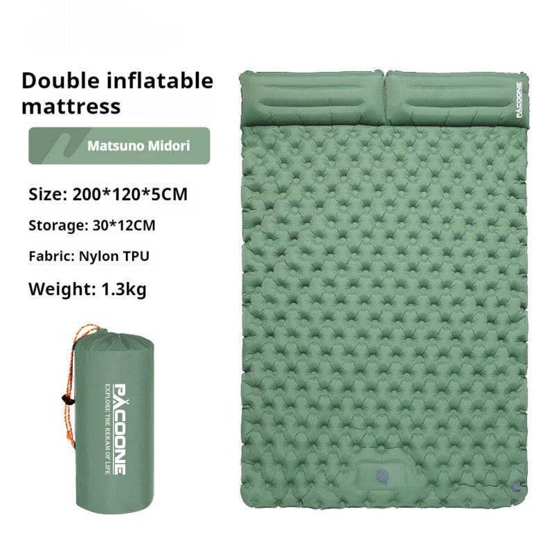 Auto-inflation Air Mattress Outdoor Camping Tent Sleeping Mat Portable Air Cushion Single Moisture-proof Pad
